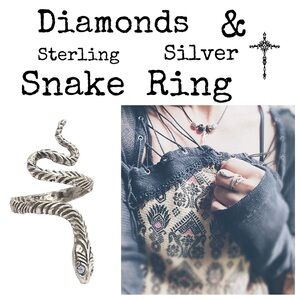 Sterling Silver  Snake Ring  Love Tokens